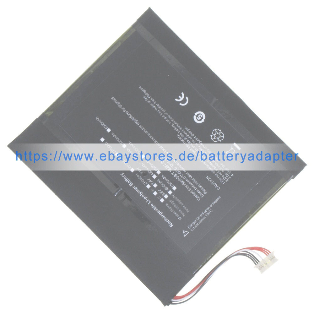 New H-28125140P Battery for TECLAST X4 laptop 4500mAh 34.2W 7.6V