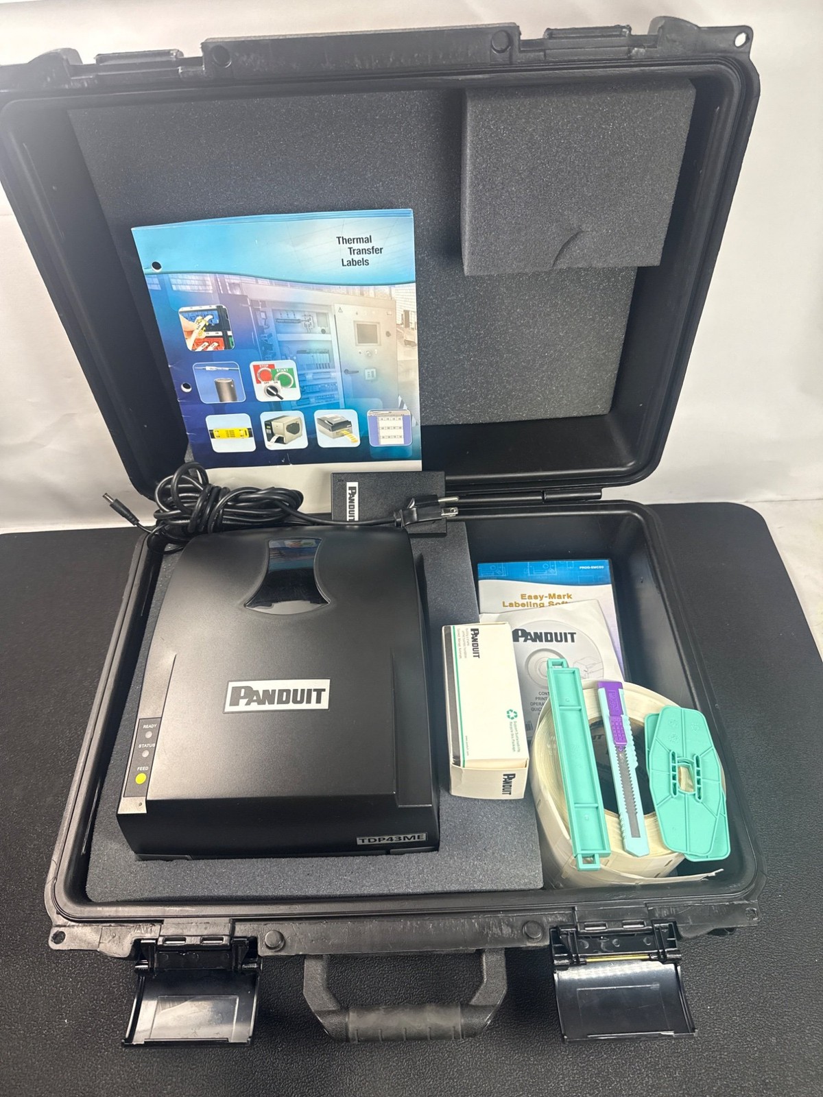 Panduit TDP43ME Cable Label Thermal Transfer Desktop Printer – Read