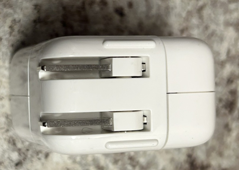 Lot of 2 Genuine OEM Apple 12W Single USB Wall Chargers Power Adapters