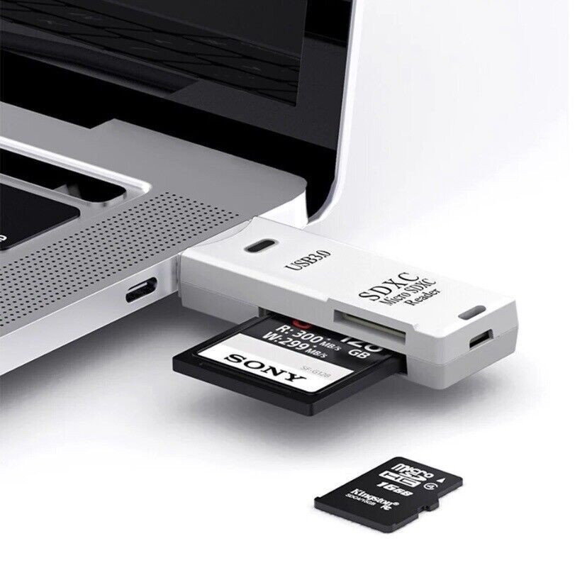 USB 3.0 SD Card Reader for PC Micro SD Card to USB Adapter for Camera Memory C