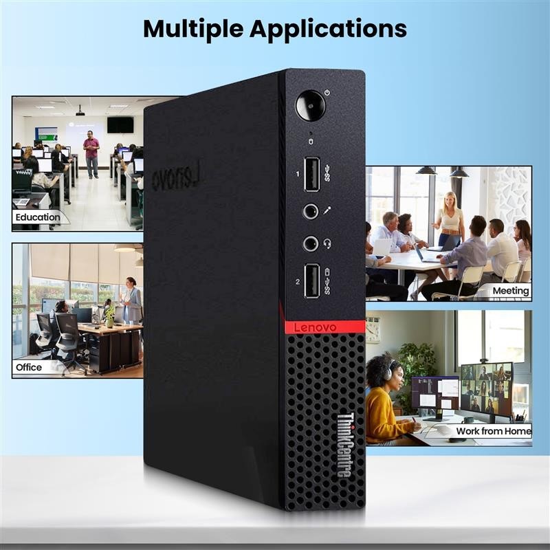 Lenovo ThinkCentre M715q Tiny AMD Ryzen 5 Pro 16GB RAM 1TB SSD Dual 24 ” Win 11
