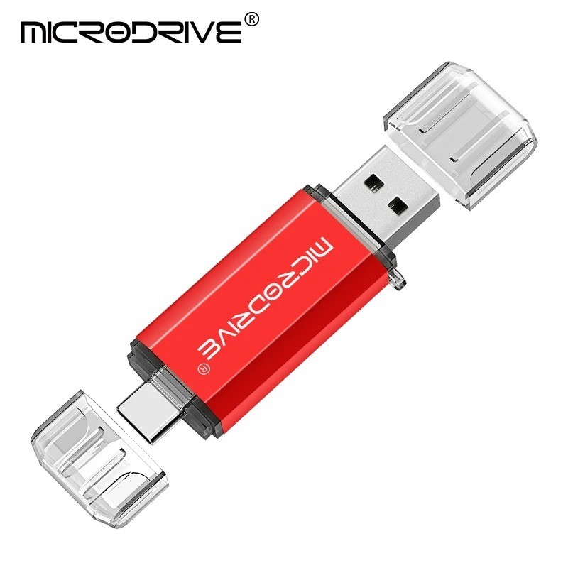 Type C OTG USB Flash Drive 2in1 Micro USB Pen Drive 128GB 64GB 32GB 16GB