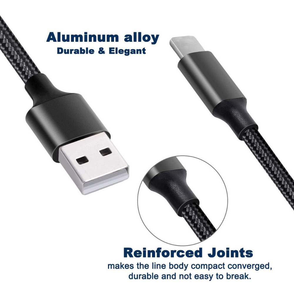 Wholesale Lot 3in1 USB Cable 3A Fast Charging For iPhone Samsung Android Charger