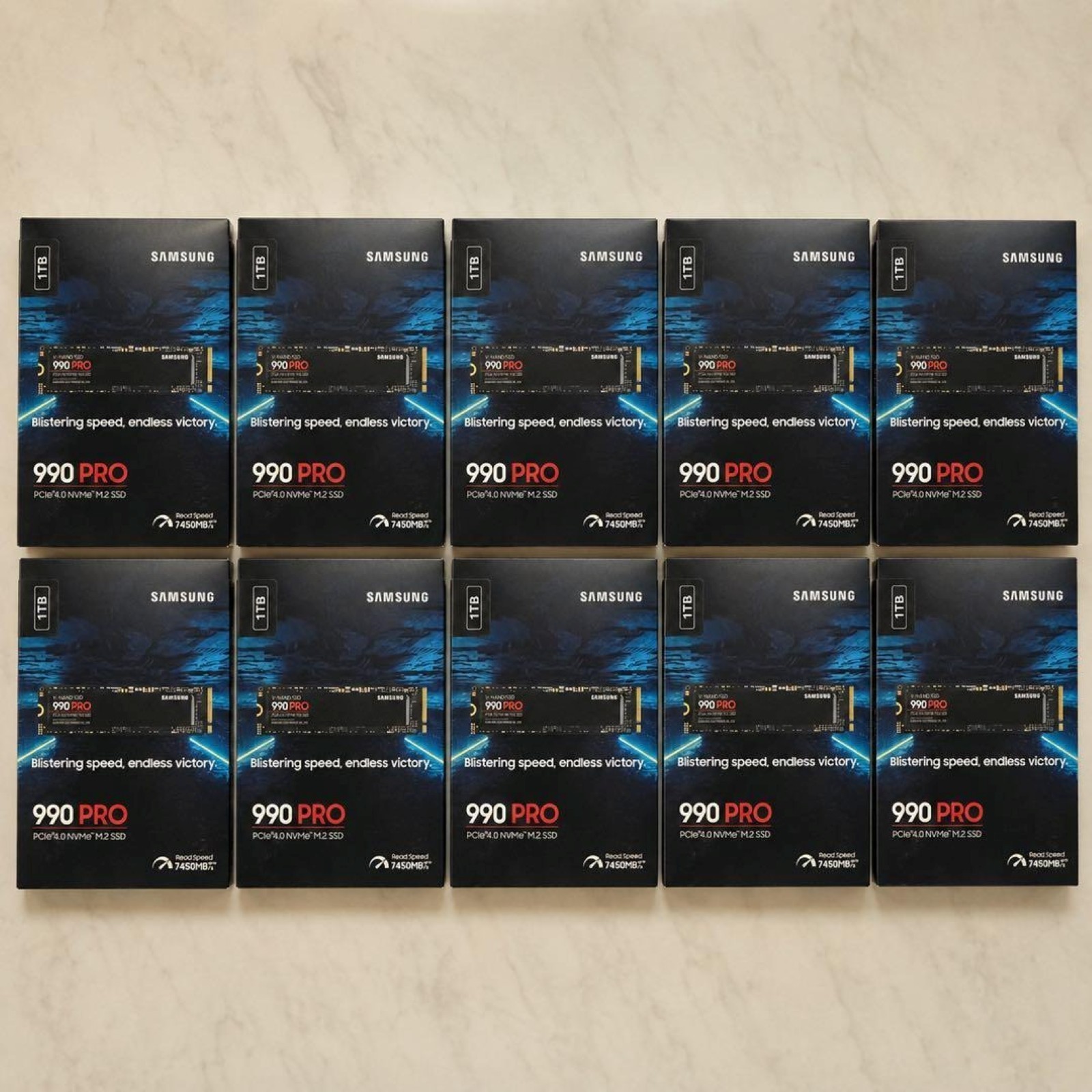 Samsung 990 PRO 1TB NVMe SSD PCIe Gen 4 M.2 2280 MZ-V9P1T0B/AM New