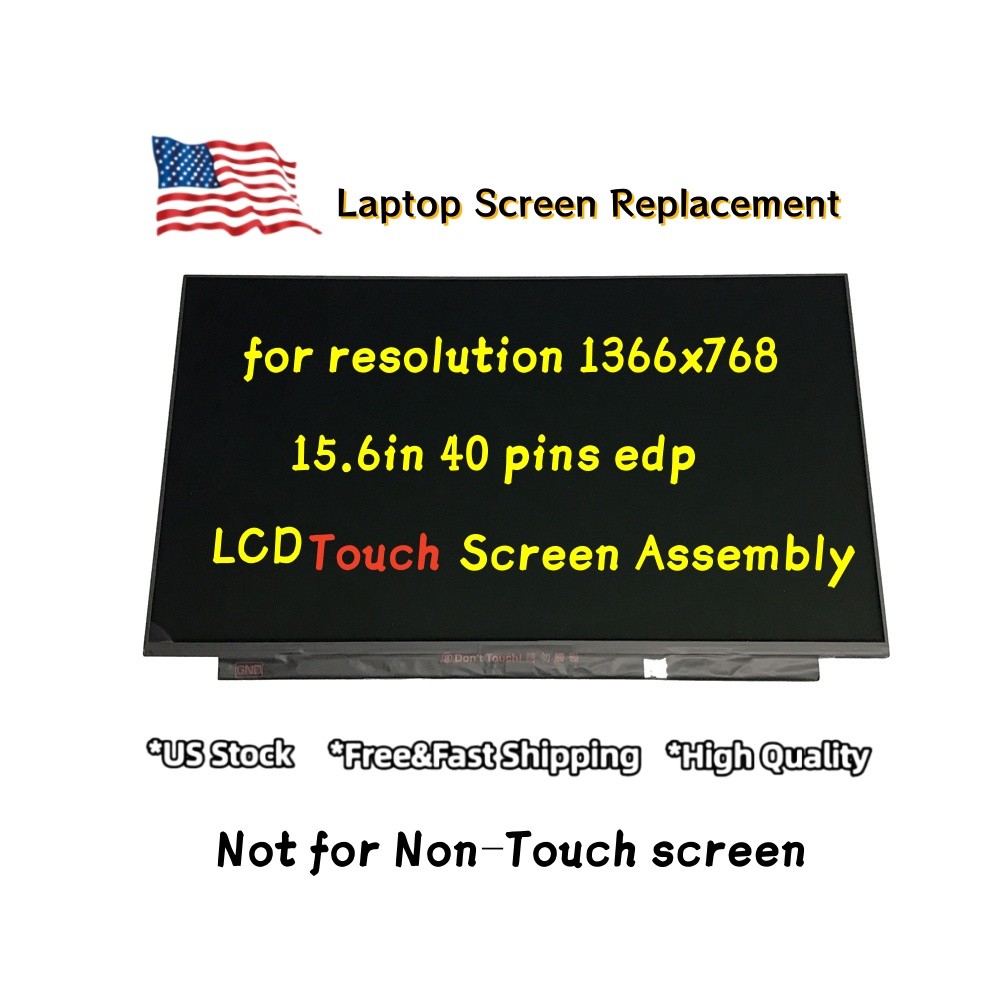 B156XTK02.0 1A H/W:1A 15.6″ 1366×768 HD LCD Display Touch Screen N156BGN-E43 B1