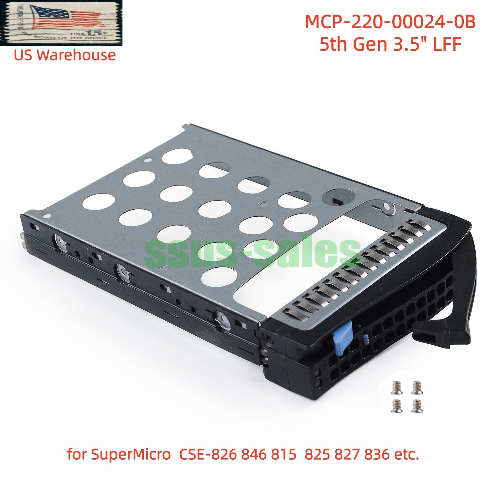 MCP-220-00024 3.5″ LFF HDD Tray Caddy Gen5 for SuperMicro CSE-826 846 815 825