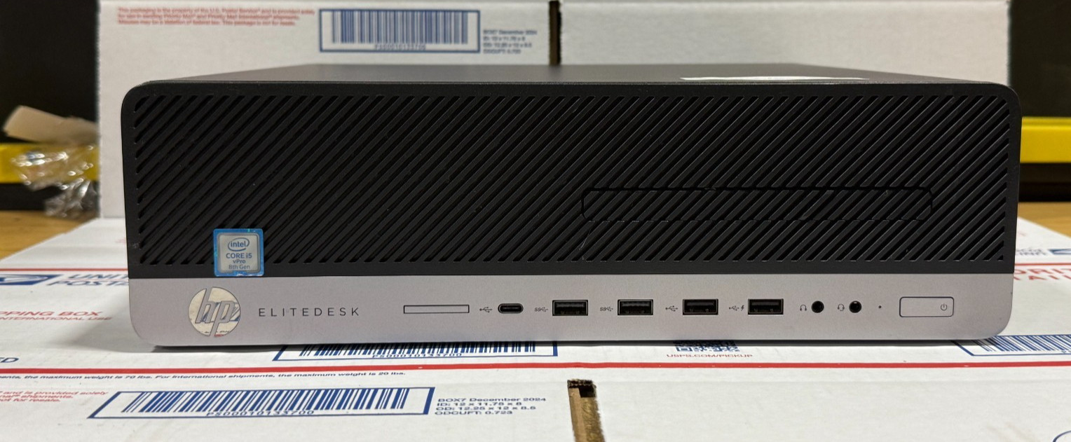 HP EliteDesk 800 G4 i5-8500 3.00GHz M2-128SSD 8GB Windows 11