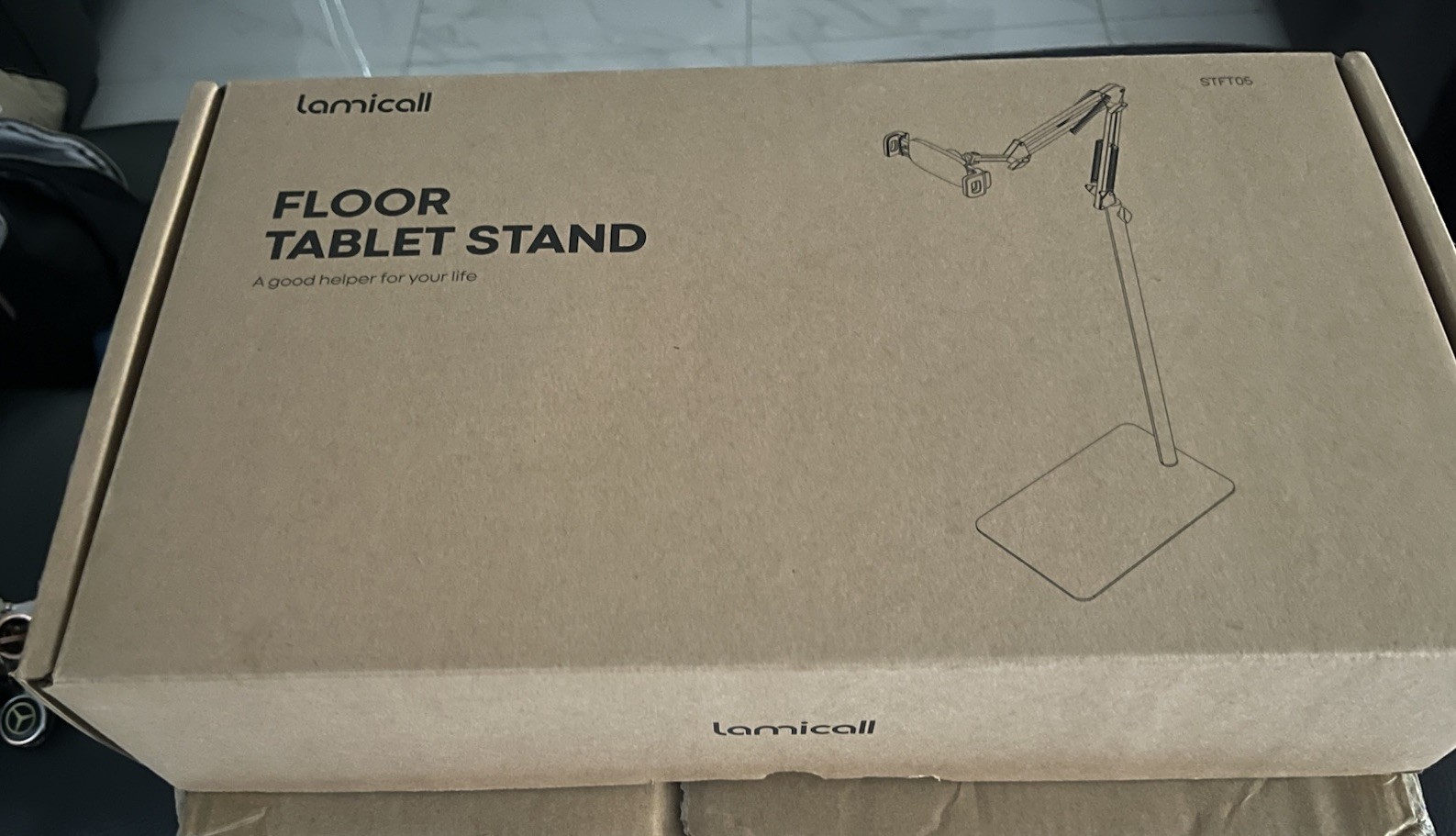 Lamicall Tablet Floor Stand Holder – Gooseneck Tablet Mount for Bed, 63 Inch Adj