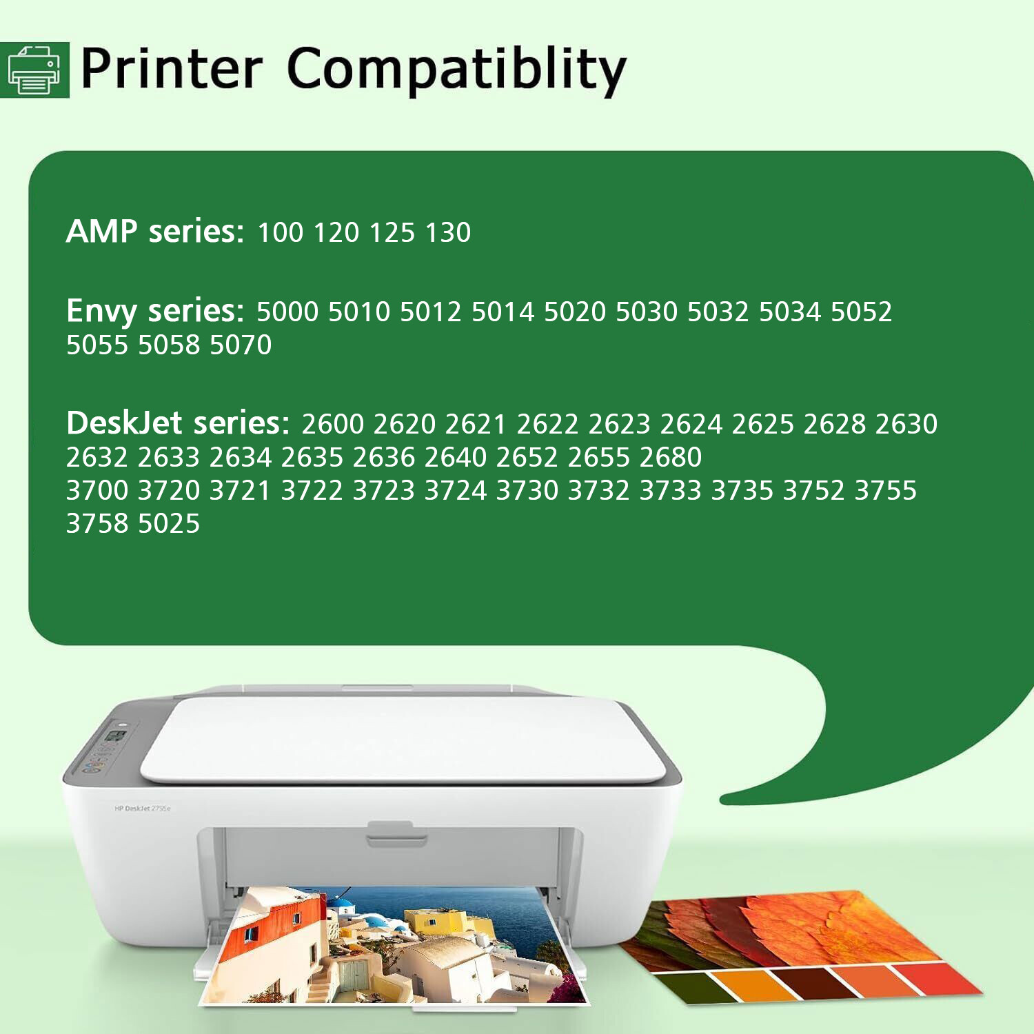 65XL 65 Ink Cartridges For HP ENVY 5010 5052 5055 Deskjet 2600 2652 3755 Printer
