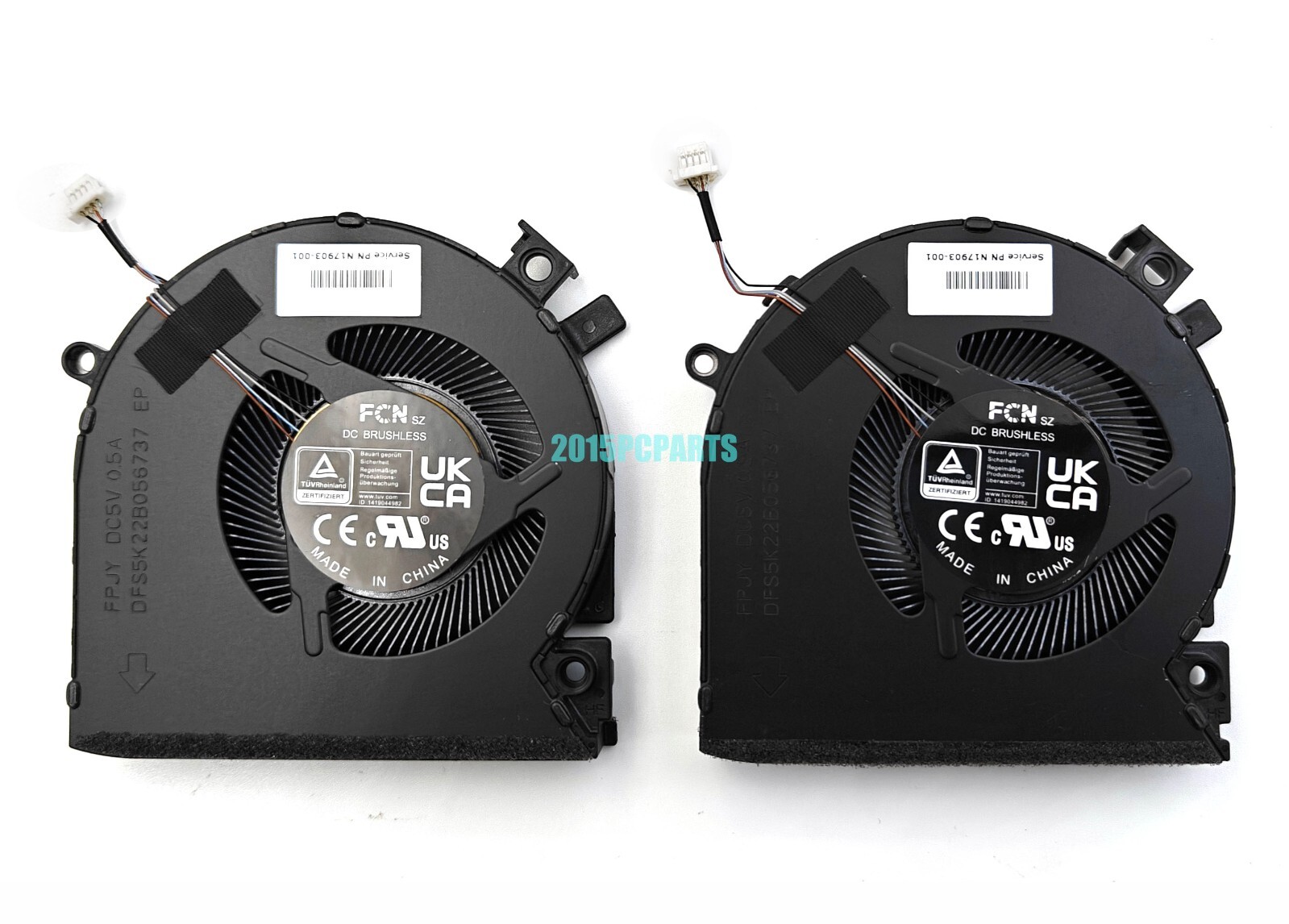 New HP Victus 15-FA 15-FA0031DX 15-FA1093DX TPN-Q278 TPN-Q279 CPU & GPU Fan