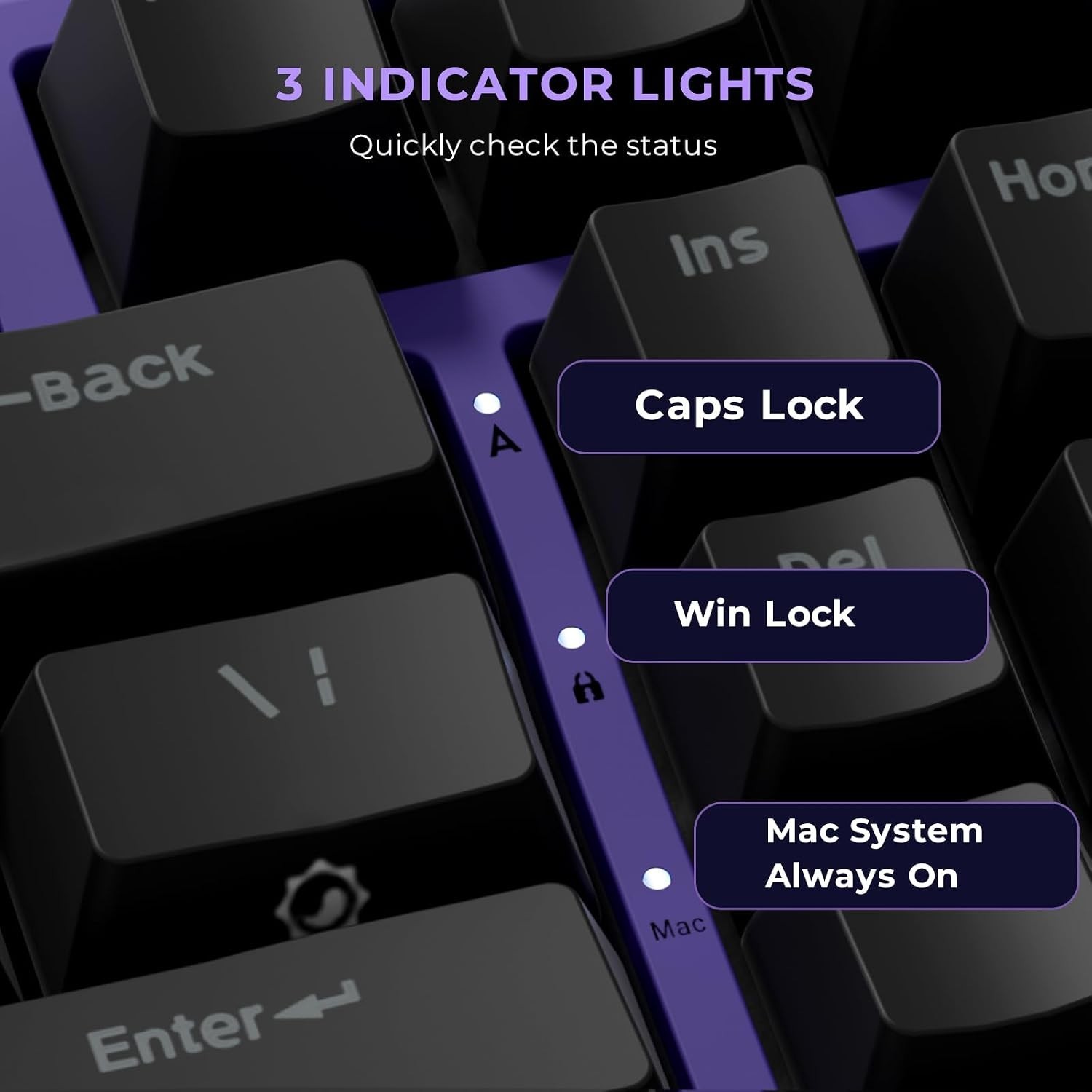X87 75% Compact Mechanical Keyboard: Hot-Swappable, Ice-Blue Backlight Design