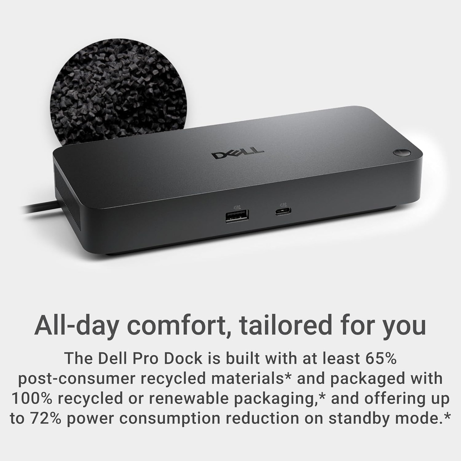 Dell Pro Dock WD25 USB C Docking Station with DisplayPort HDMI USB 3.2 Gen2 100W