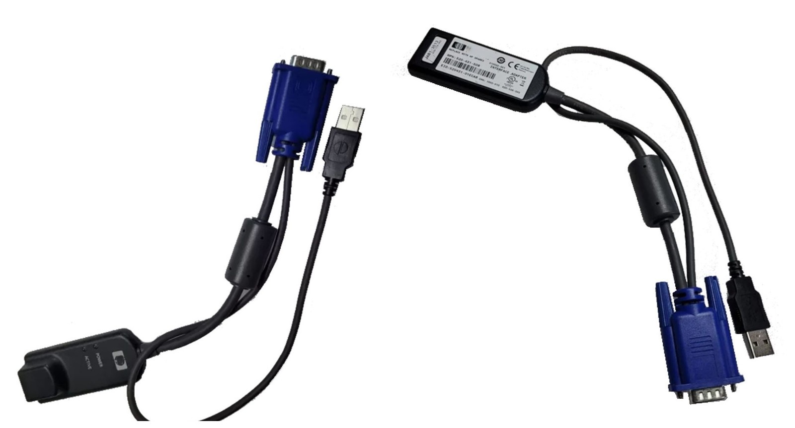 USB Interface Adapter Cable For HP KVM AF603A 410532-001 VGA USB Cable New