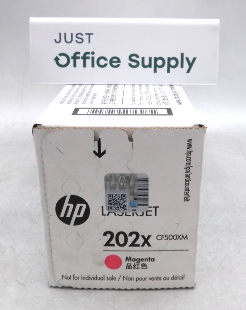 Genuine HP 202X Magenta CF503X (1) Pack-High Yield Print Cartridge F. Shipping