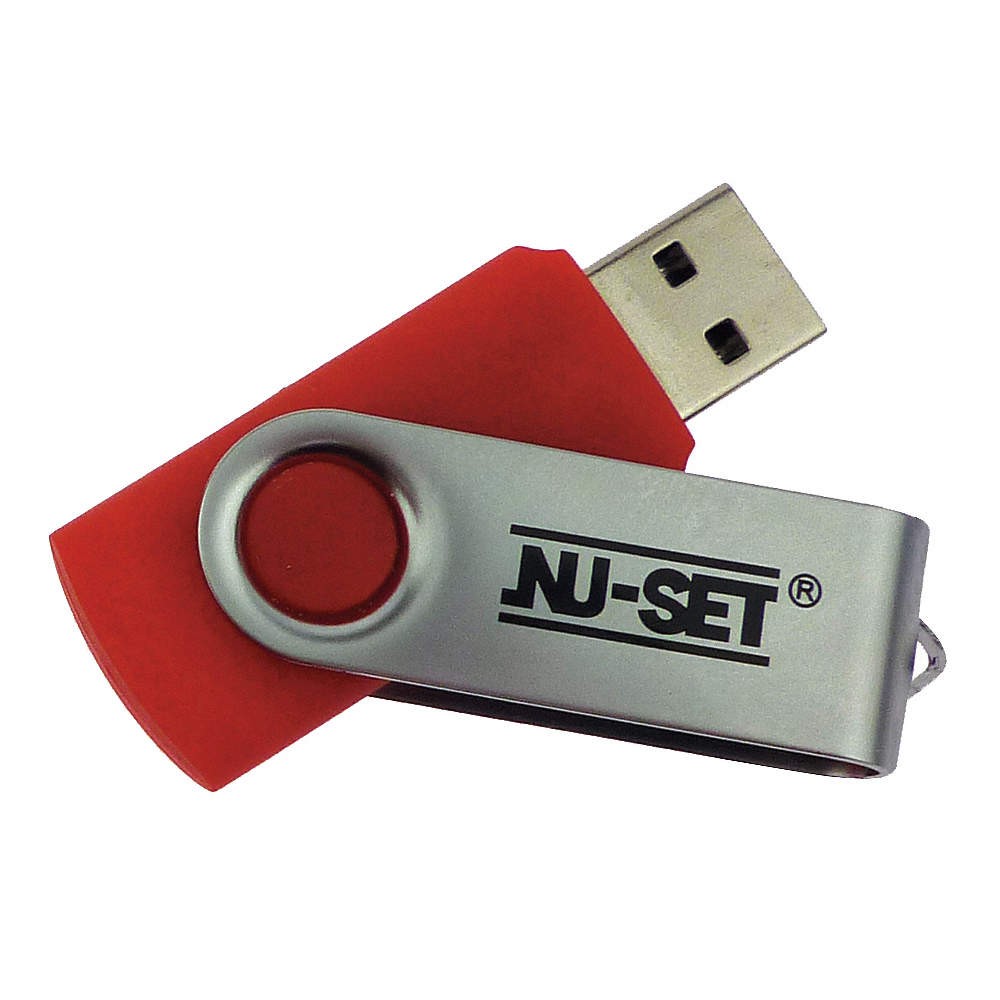 NU-SET SUD-8GB USB Flash Drive,Red 48H963