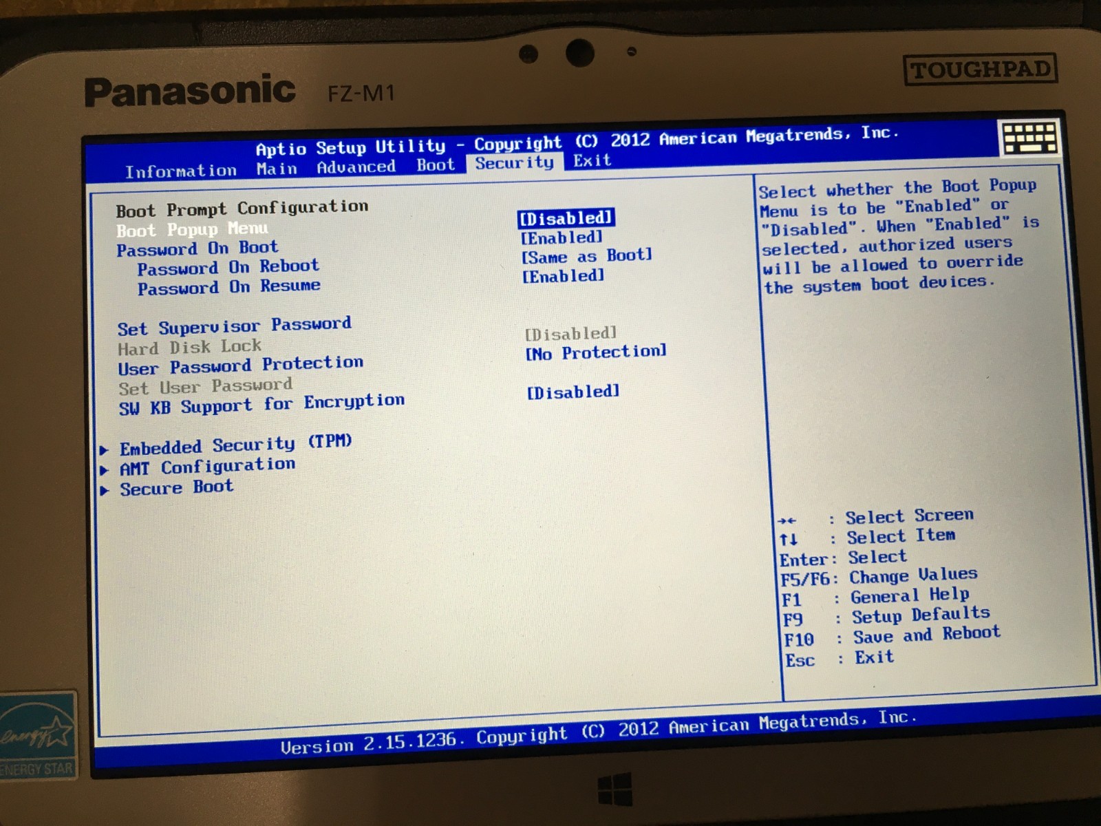 0 Hours Panasonic TOUGHPAD FZ-M1 7″ Core i5-4302Y 1.60GHz 128GB 8GB RAM Win 10