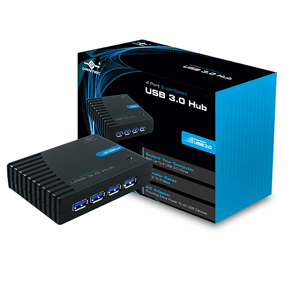Vantec 4 Port SuperSpeed USB 3.0 Hub
