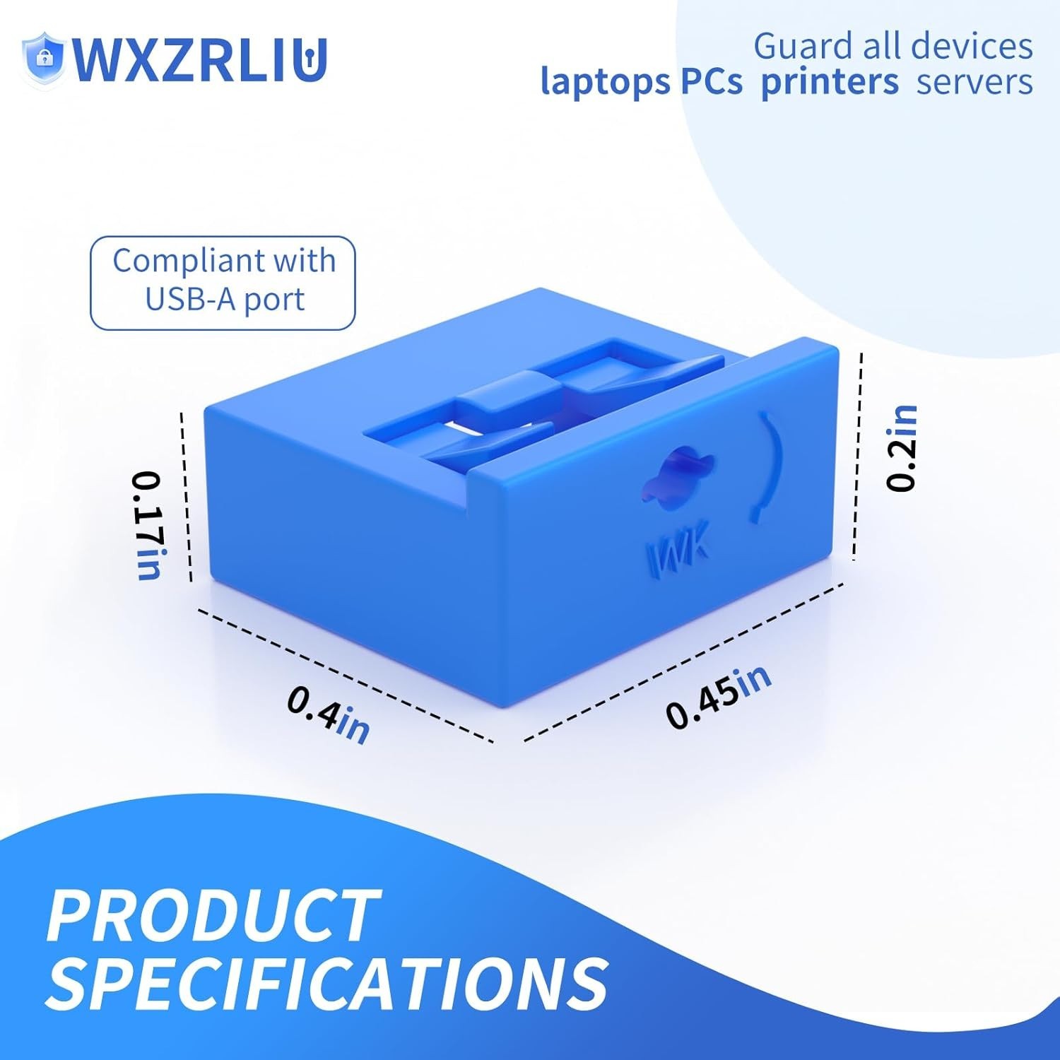 USB Data Blockers – 50PCS Dust Resistant Protectors with 3 Keys for Security
