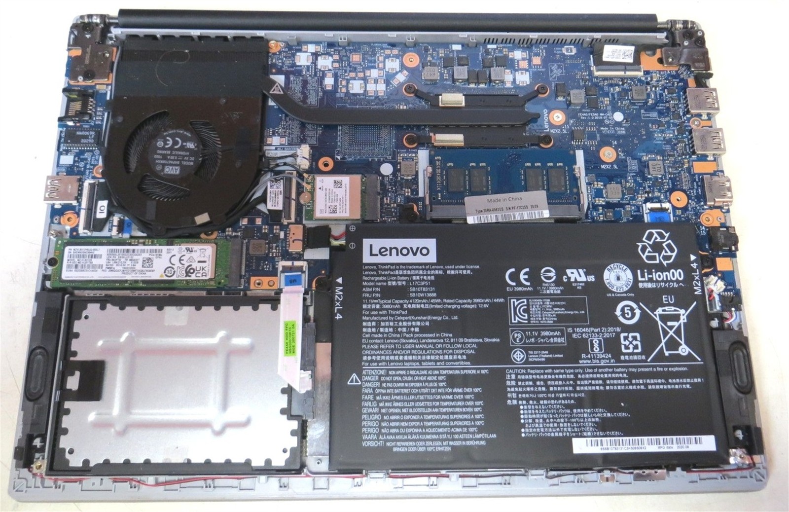Scratched LCD Lenovo ThinkPad E14 Laptop Intel i7-10510U 1.8GHz 8GB 512GB SSD