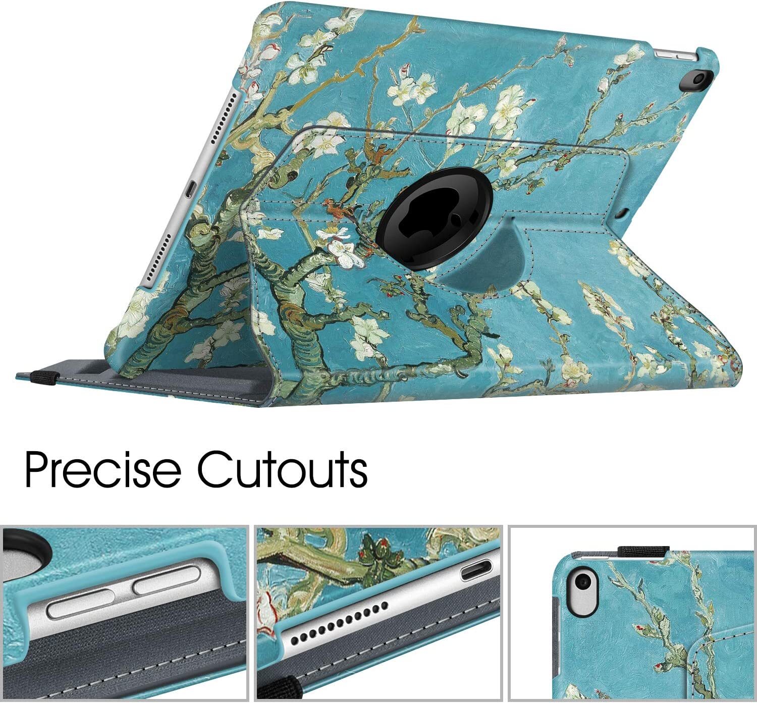 Fintie Rotating Case For iPad Pro 10.5” 2017 Stand Cover with Pencil Holder