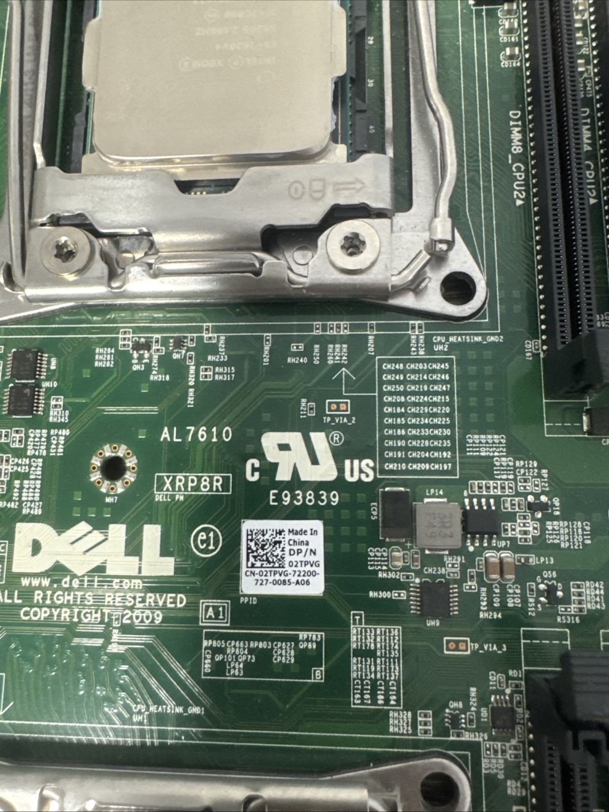 Dell Precision Workstation T7910 Motherboard Dual LGA2011-3 2TPVG (2x) E5-2620V4