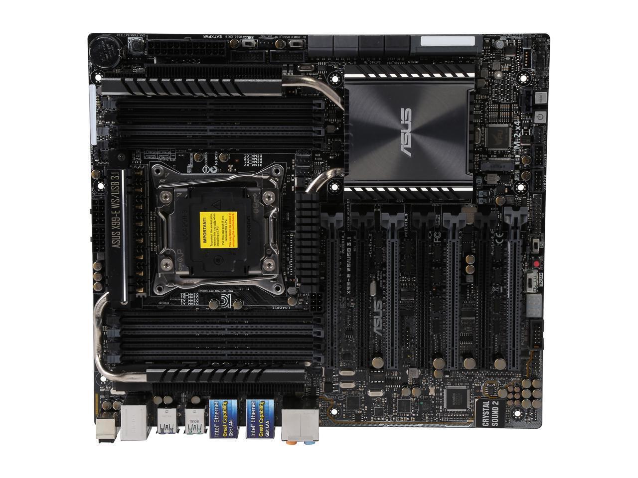 LGA 2011-3 ASUS X99-E WS/USB 3.1 Motherboard DDR4 USB 3.1 M.2 On-Board Audio