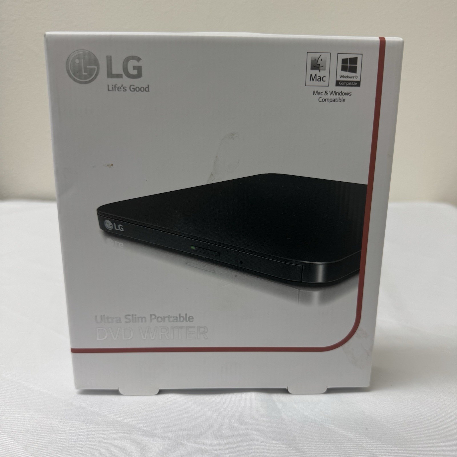 LG Ultra Slim Portable DVD Writer -Compatible SP80 New Sealed Free Shipping