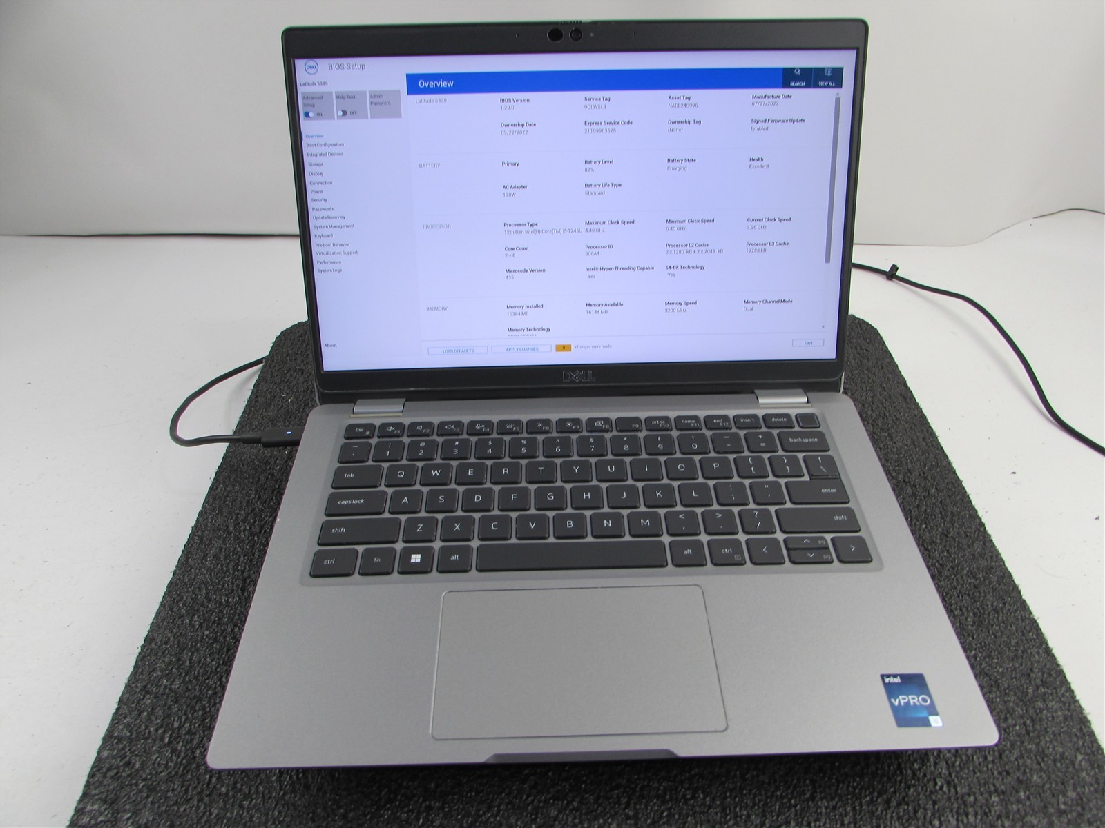 DELL LATITUDE 5330 FHD TOUCHSCREEN I5-1245U 10 CORE 512GB SSD 16GB RAM NO O.S