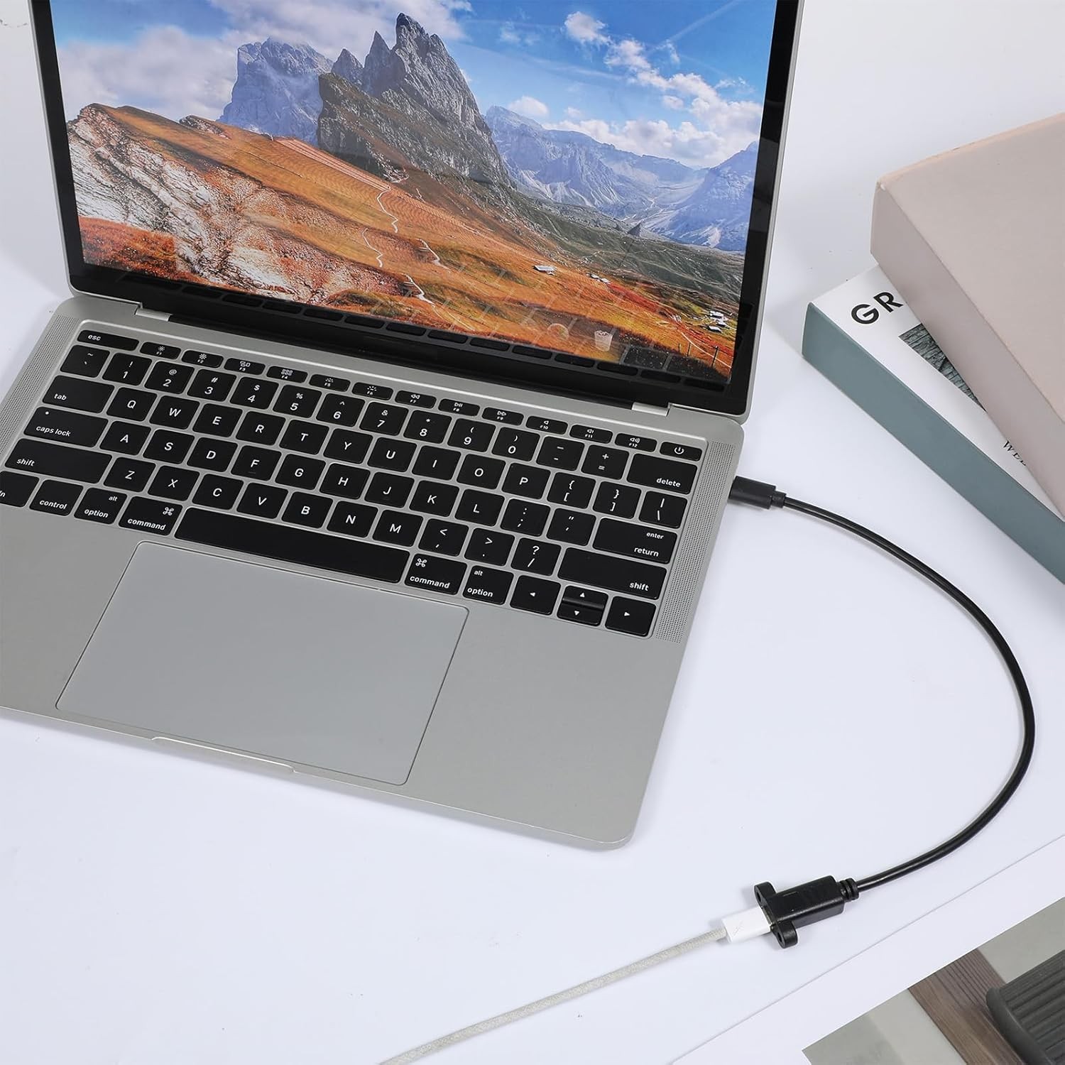 USB Type C Male to Female Cable, USB Type C 3.1Panel Mount Adapter Cable 10gbps