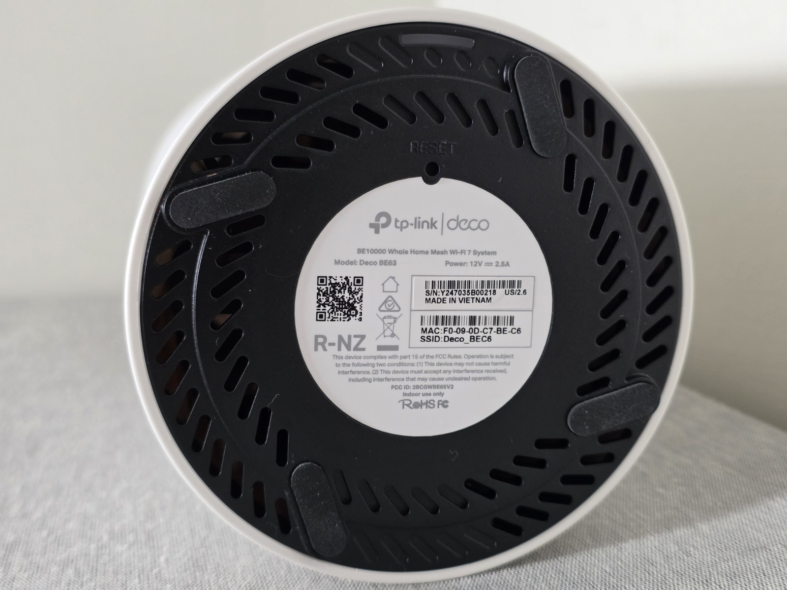TP-Link Deco 7 BE63 Tri-Band WiFi 7 BE10000 6-Stream 10 Gbps 4X 2.5G Ports