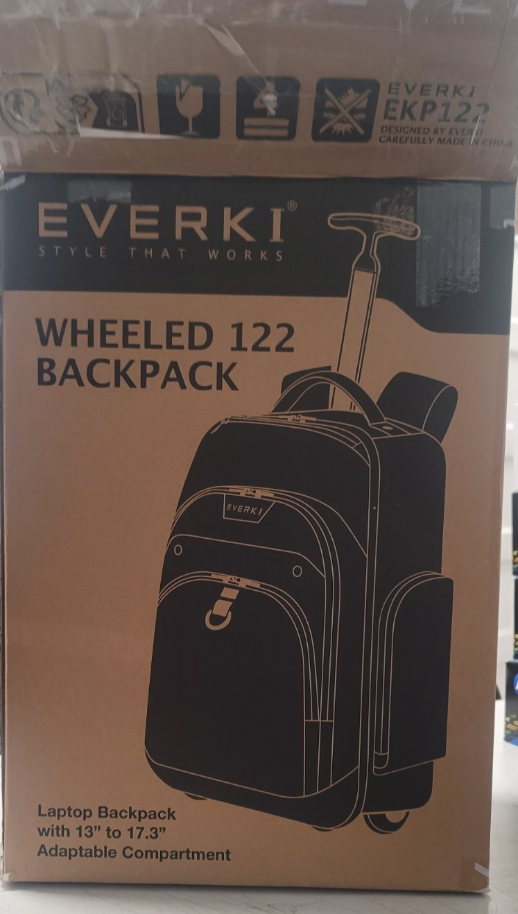 Everki Atlas Wheeled 17.3″ Laptop Backpack – EKP122