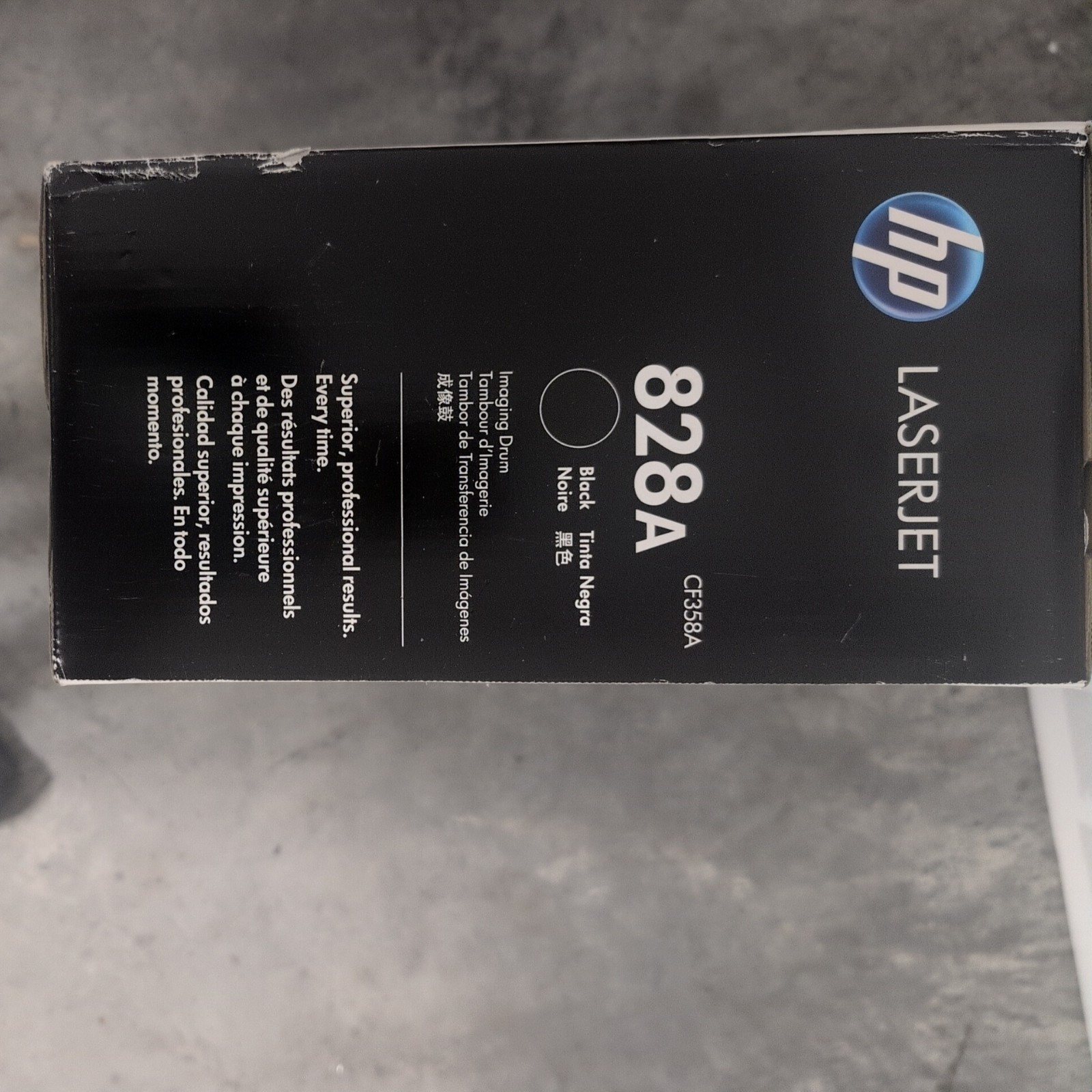 OEM HP 828A Black LaserJet Image Drum (CF358A) Tarriffs extra for US buyers.