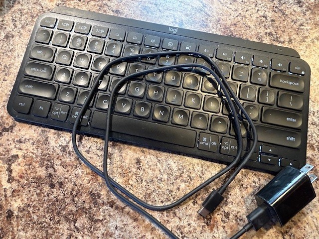 Logitech MX Keys Mini Wireless Keyboard Graphite Minimalist Backlit EUC MSRP $89