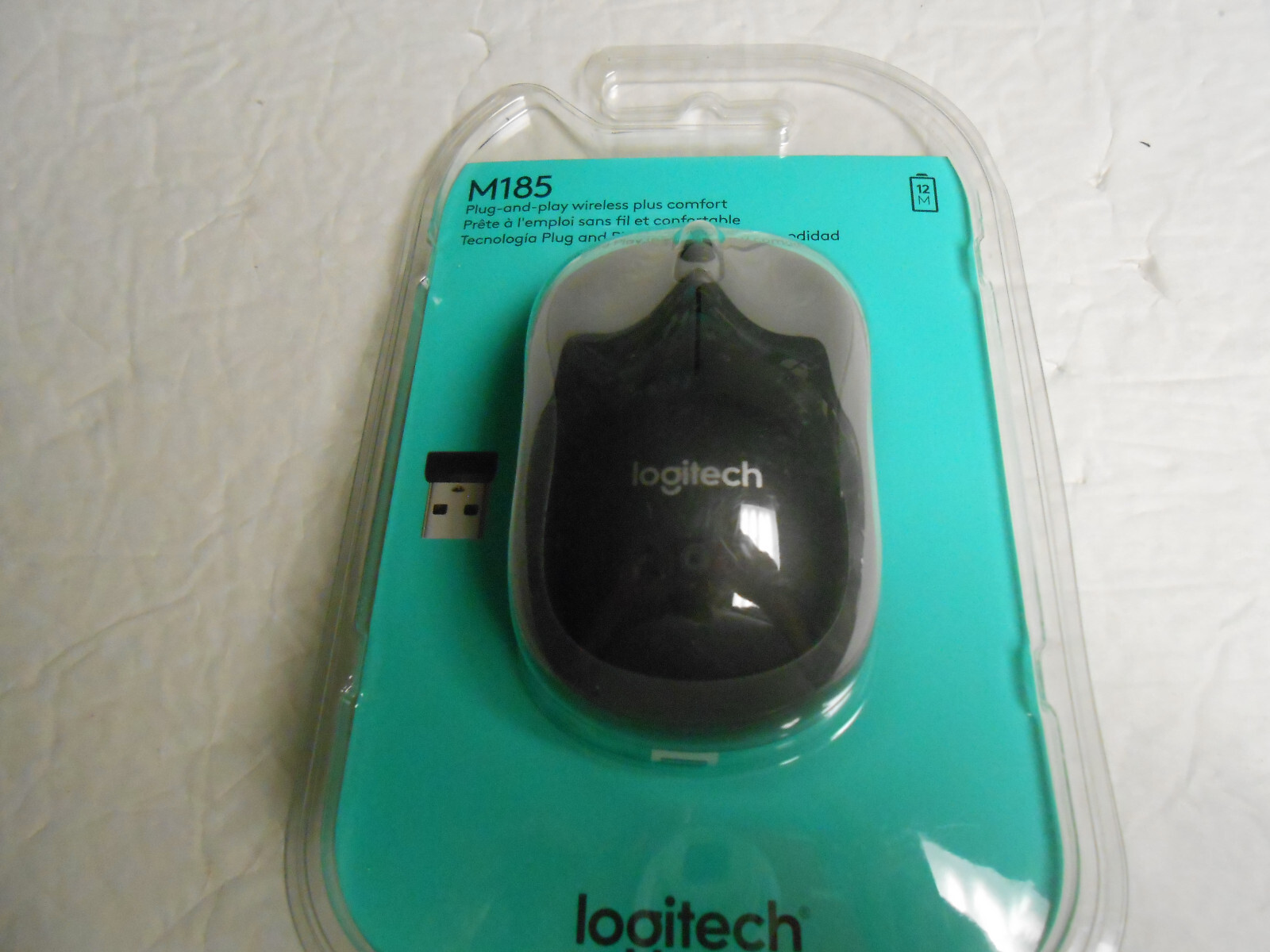 NEW Logitech Wireless M185 Plug and Play # 910-005241