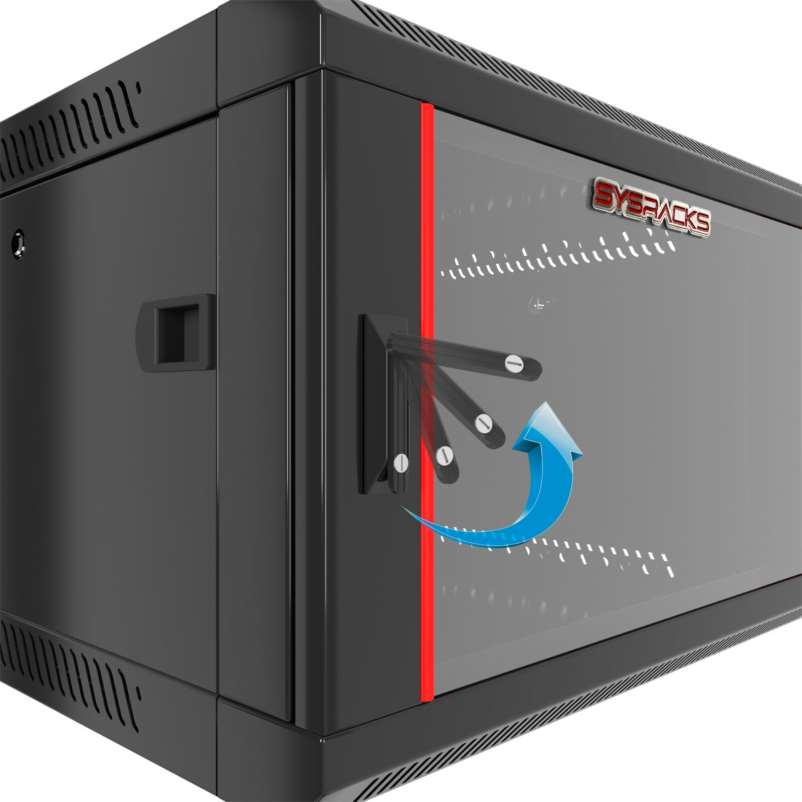 Server Rack 15U Wall Mount Cabinet Locking Networking Data Enclosure – 18-inch D