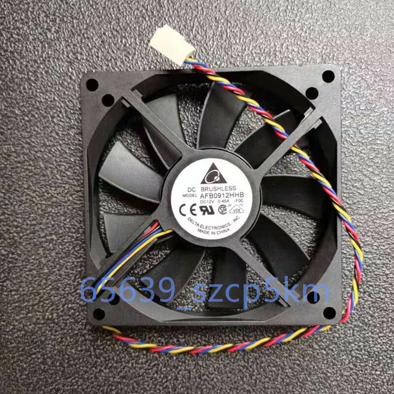 Delta AFB0912HHB 12V 0.45A 4-Pin 90x90x15mm PWM DC Brushless Cooling Fan