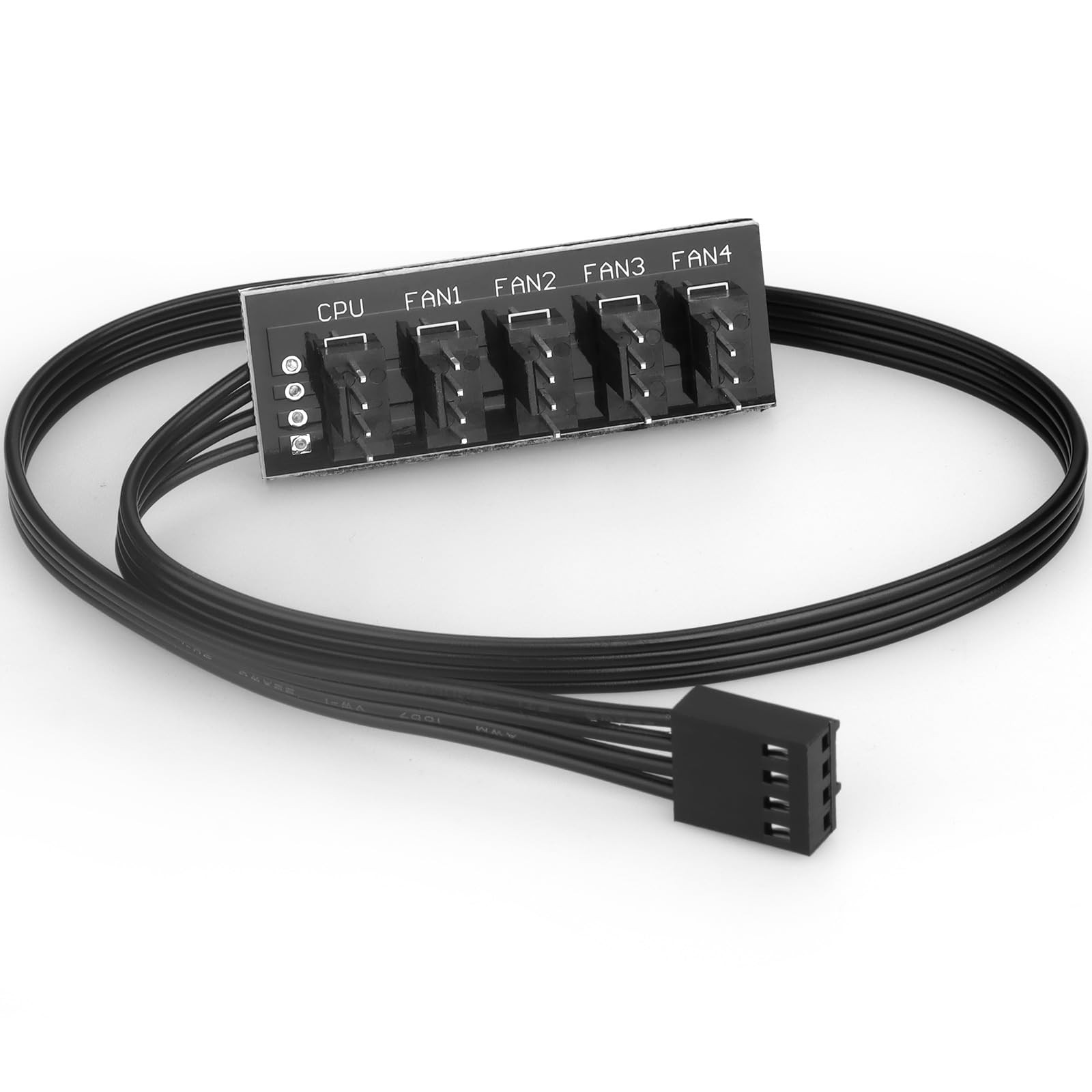1to5 3Pin 4Pin PWM PC Fan Splitter Hub