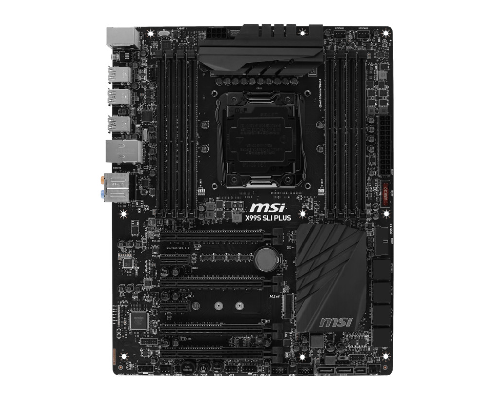 For LGA 2011-3 MSI X99S SLI PLUS Motherboard 8*DDR4 USB 3.0 Intel On-Board Audio