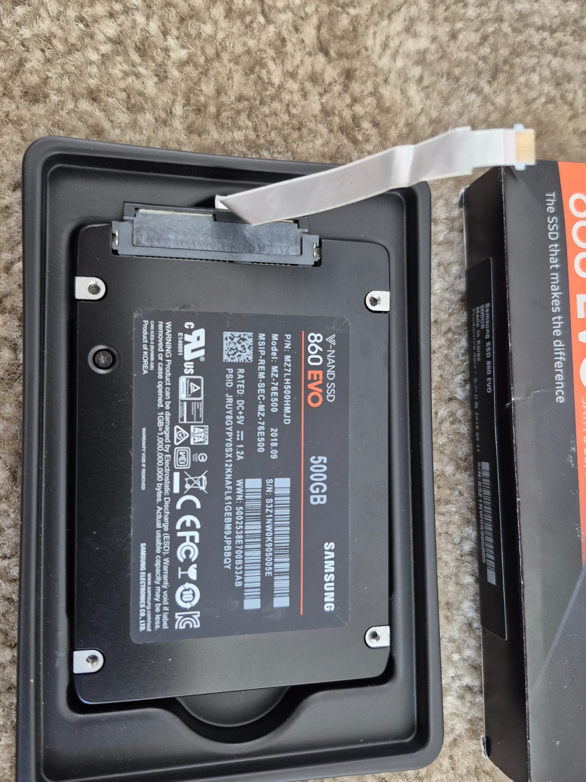 MZ76E500 hard drive Samsung Nand SSS Evo 8 500gb 2018 laptop parts