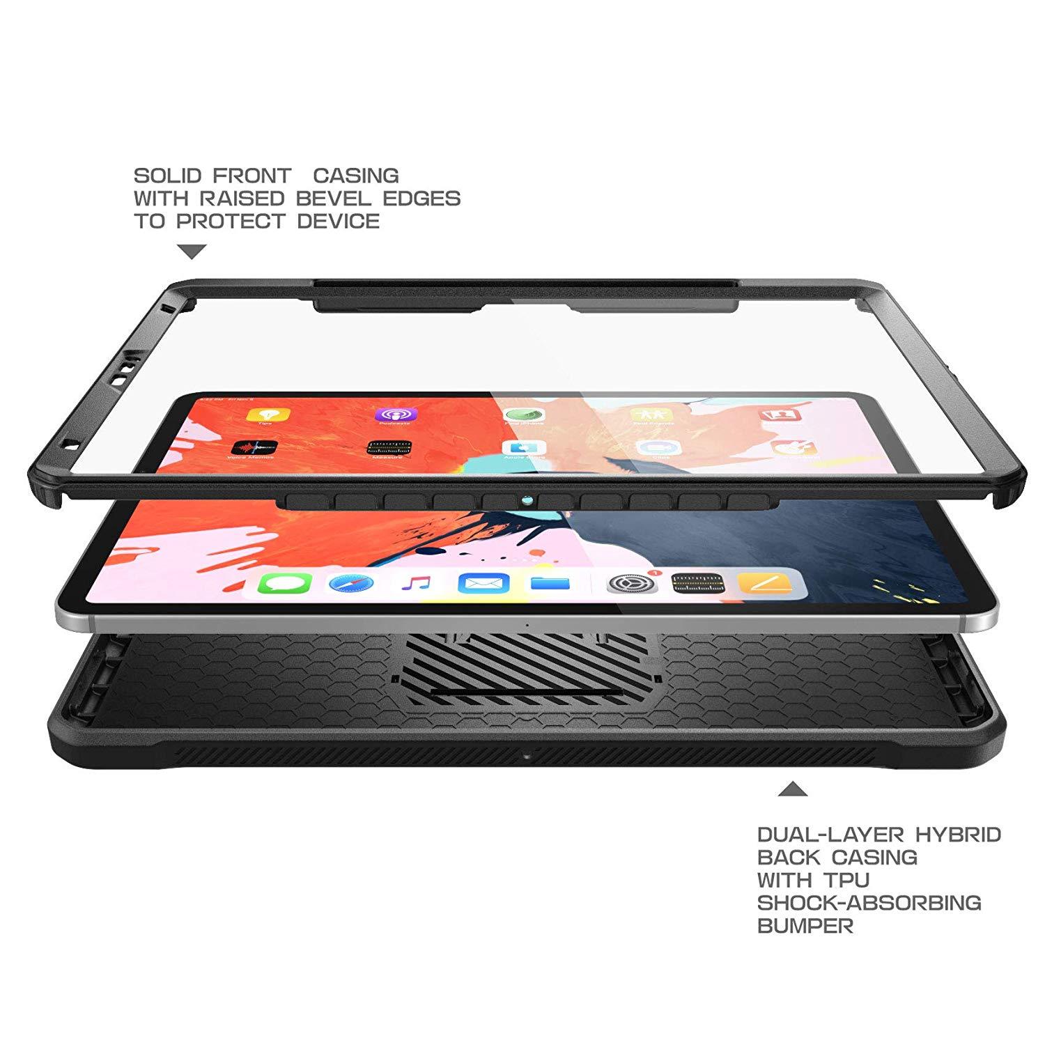 SUPCASE iPad Pro 12.9 Case Cover 2018 Support Apple Pencil Charging w/ Kickstand