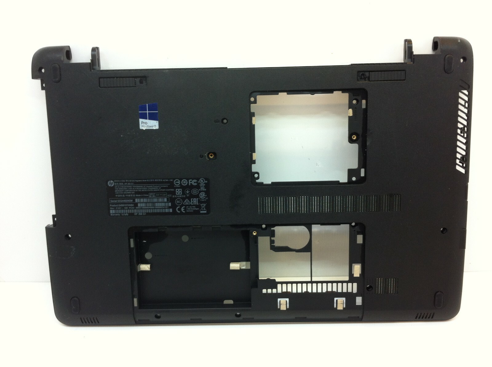 OEM HP 350 G1 15.6″ Laptop Bottom Base Case Cover – 758047-001 – 6070B0742601 89