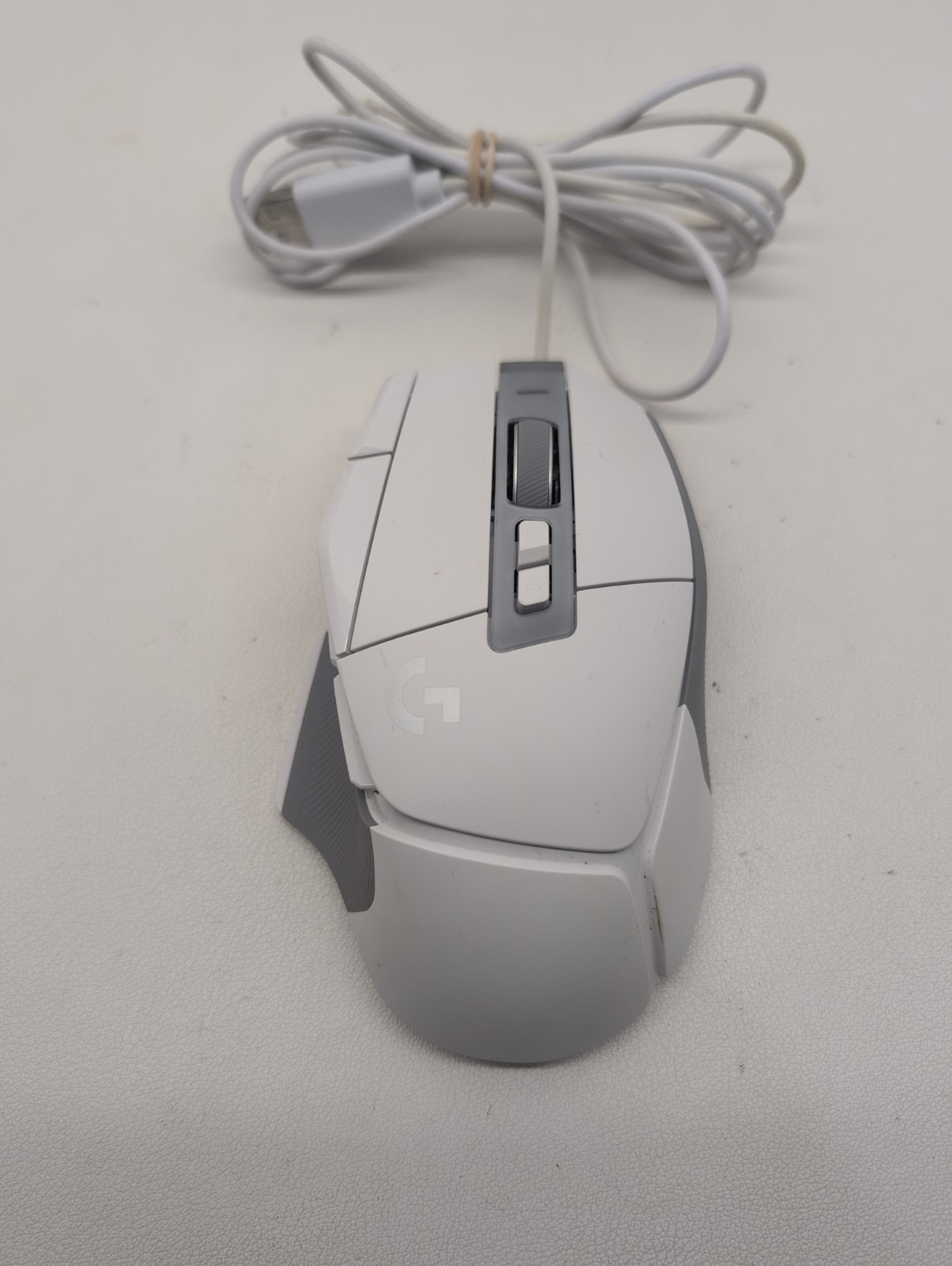 Logitech G502 X Wired Mouse LIGHTFORCE hybrid optical-mechanical HERO 25K- White
