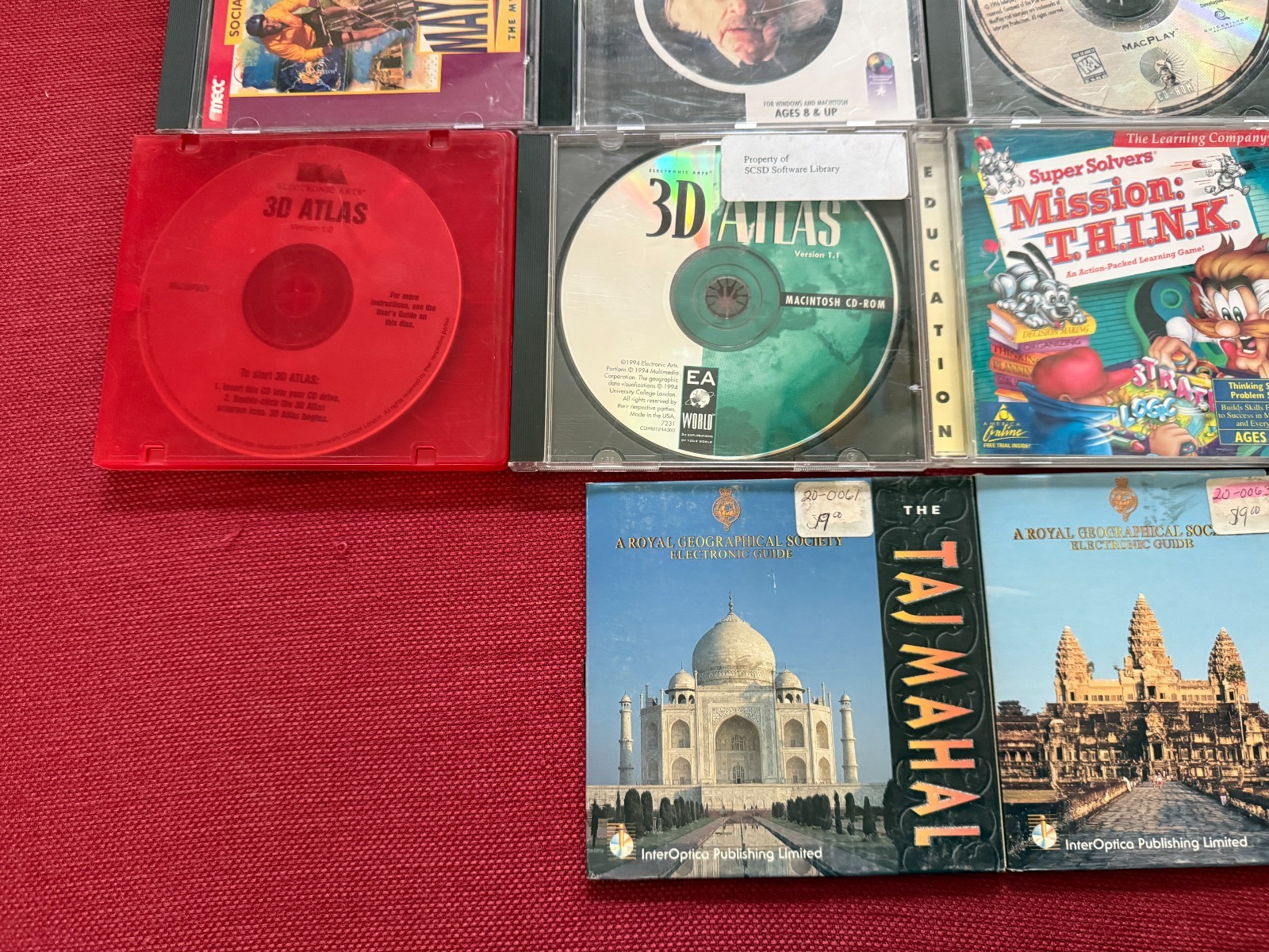 Macintosh Educational CD’s: Lot of 14: Maya Quest, Yukon Trail, & MORE lot 1