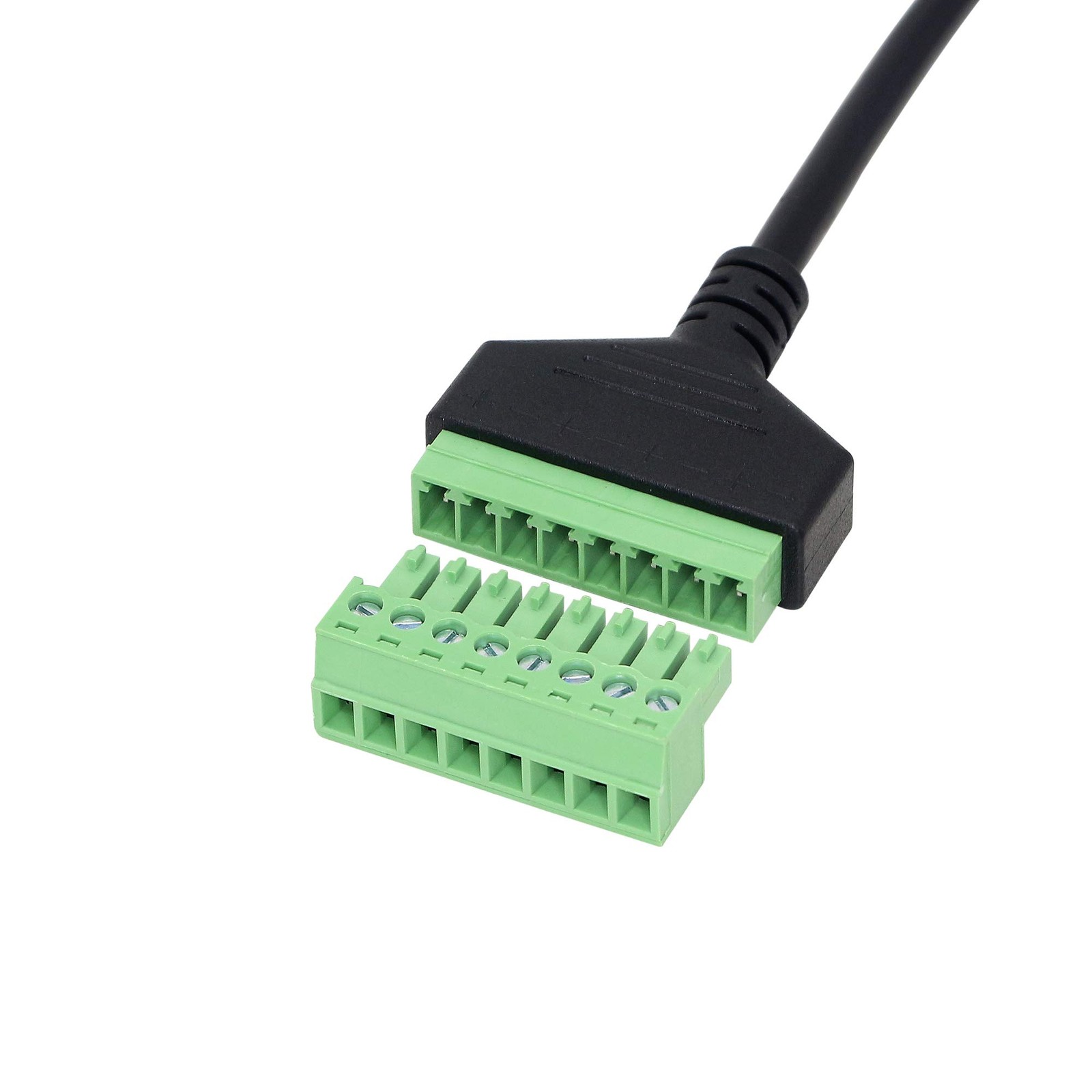 Ethernet RJ45 Male Plug to 8 Pin Screw Terminal Block Connector for Cat7 Cat6…