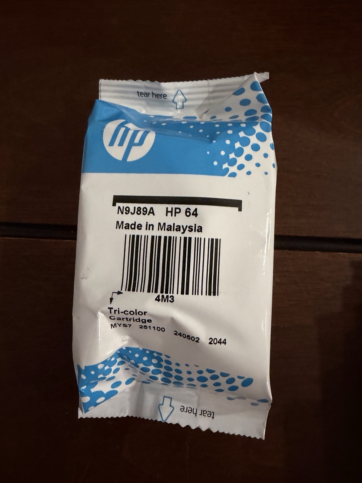 New HP 63 color Ink Cartridge OEM Sealed 100% ink level