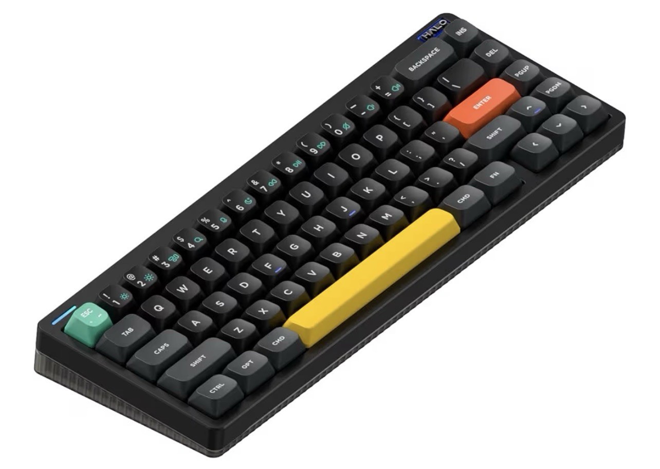 Nuphy Halo 65 Mechanical Keyboard With Damper Kit KA-01 – Brown Switches