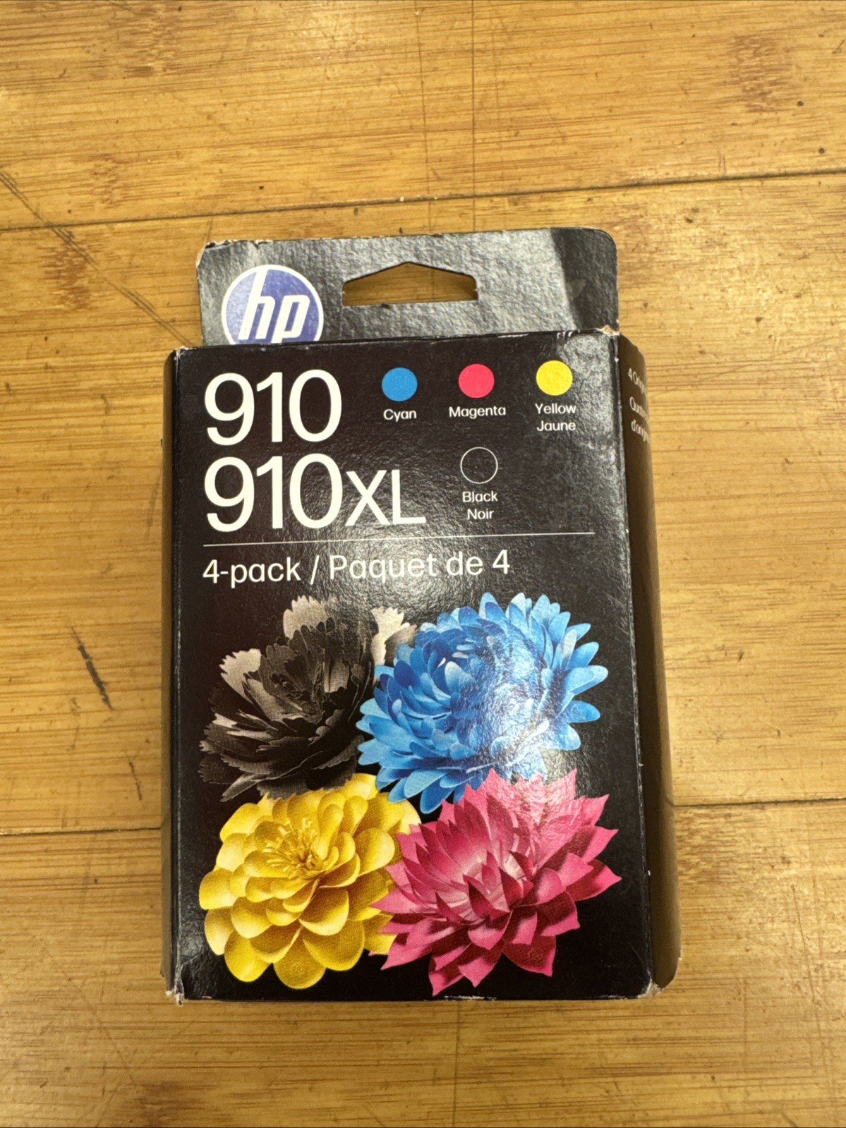 4-PACK HP , 910XL BLACK & 910 COLOR INK OFFICEJET PRO 8028 Exp 11/2027
