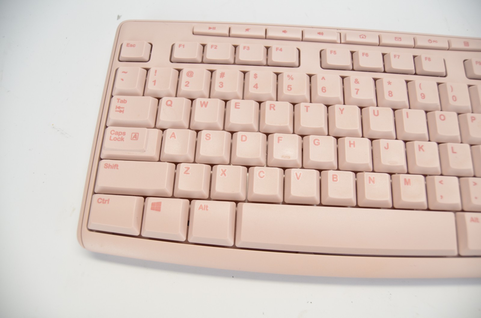 Logitech K270 Keyboard & M220 Mouse Pastel Pink Very Nice!