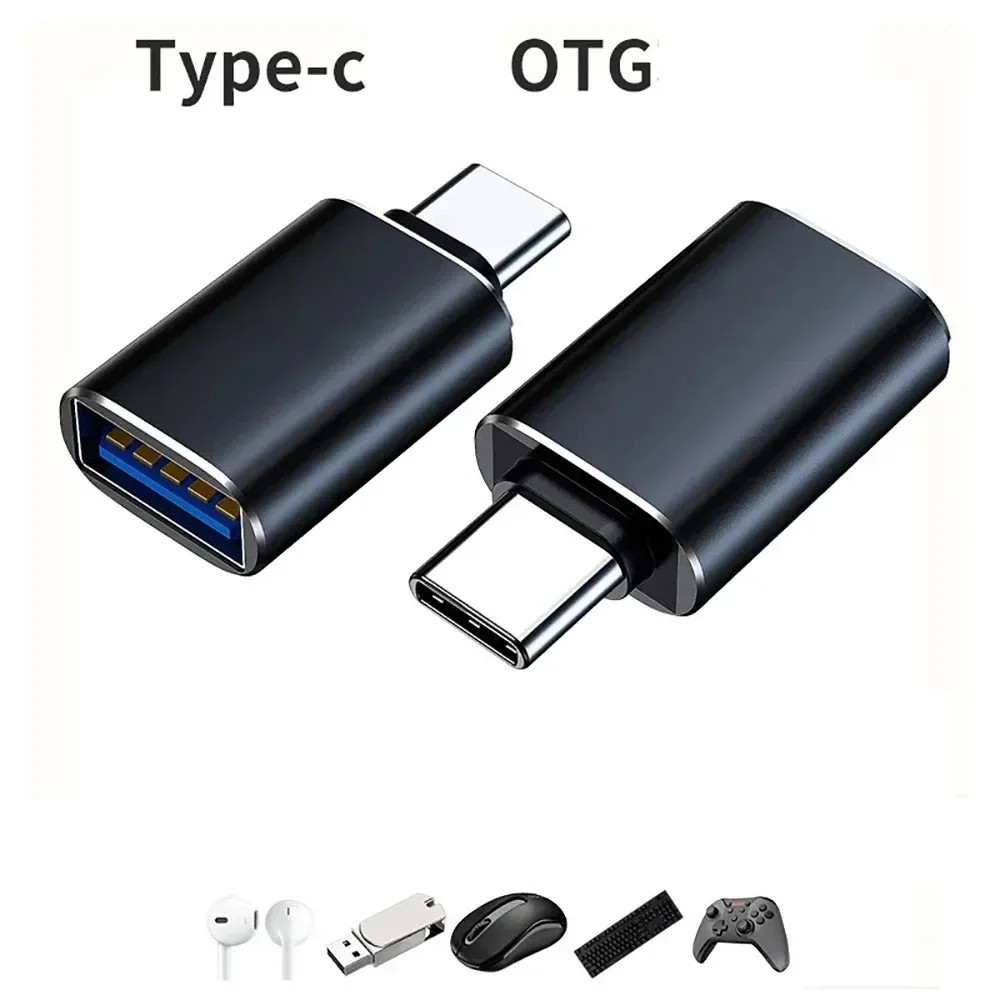 LED USB-C 3.1 Male to USBA Female Adapter Converter OTG Type C Android Phone LOT