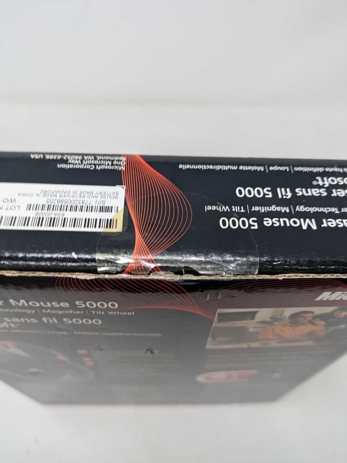 Microsoft Wireless Laser Mouse 5000 – Metallic Black